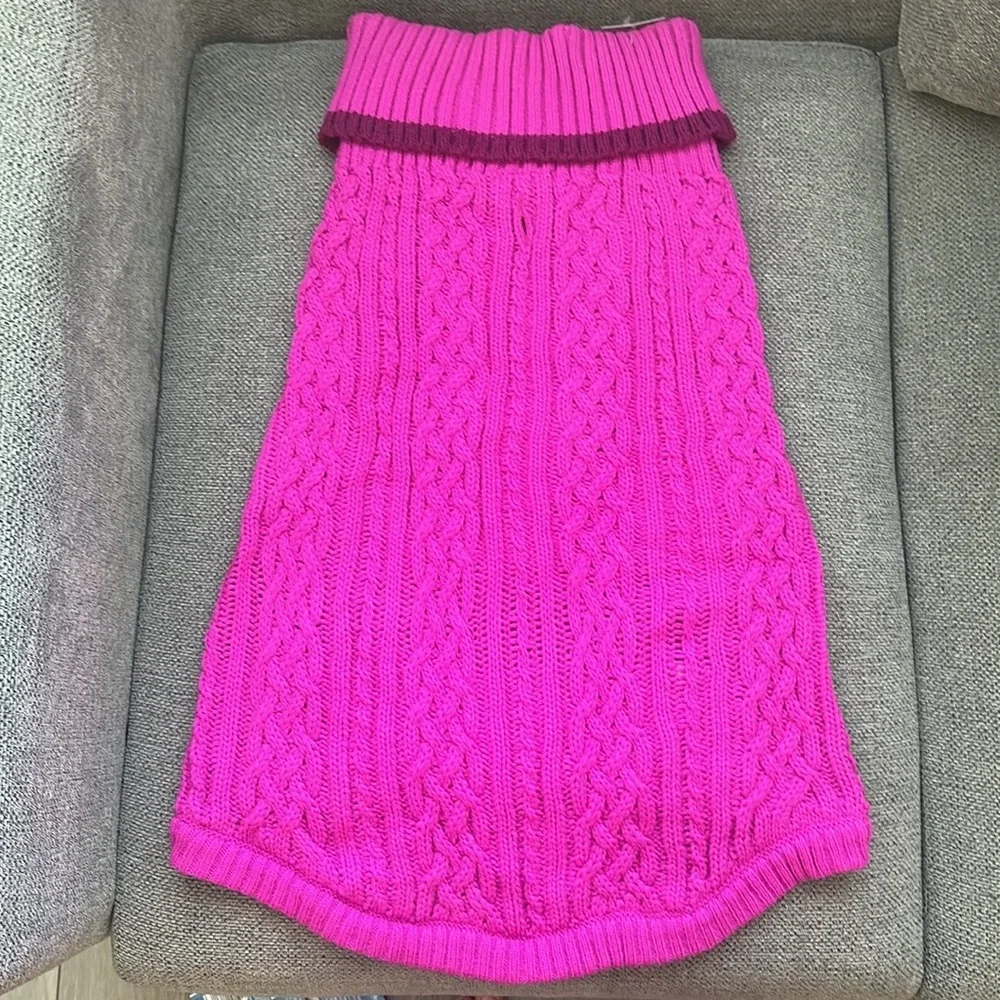 Pink Dog Sweater Size XL